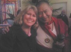 Kymberlee Ruff and Tibetan Monk